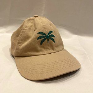 The Hundreds Tan Strapback Hat Palm Tree Tropical